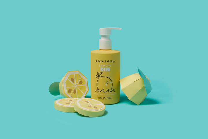 Dabble &amp; Dollop - All-Natural Lemon Shampoo, Body Wash &amp; Bubbles
