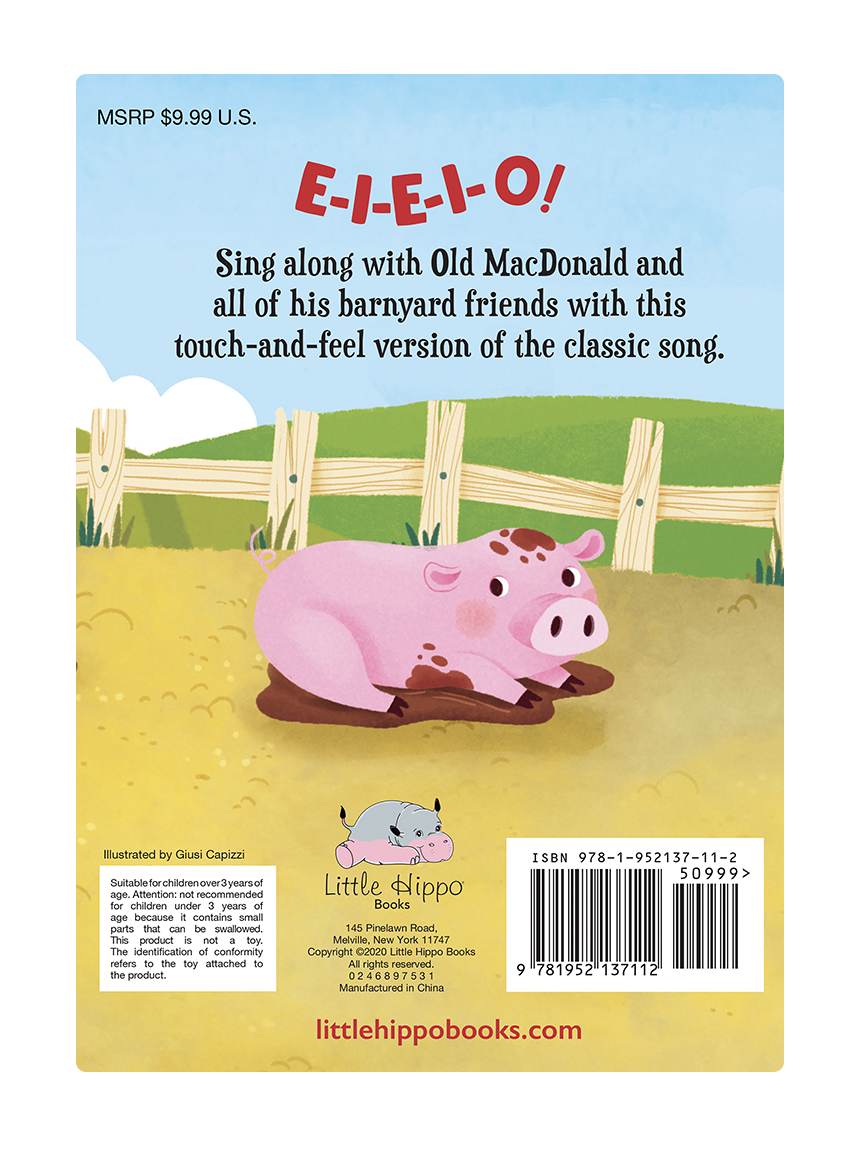 Little Hippo Books - Old MacDonald Had A Farm: A Touch and Feel Book