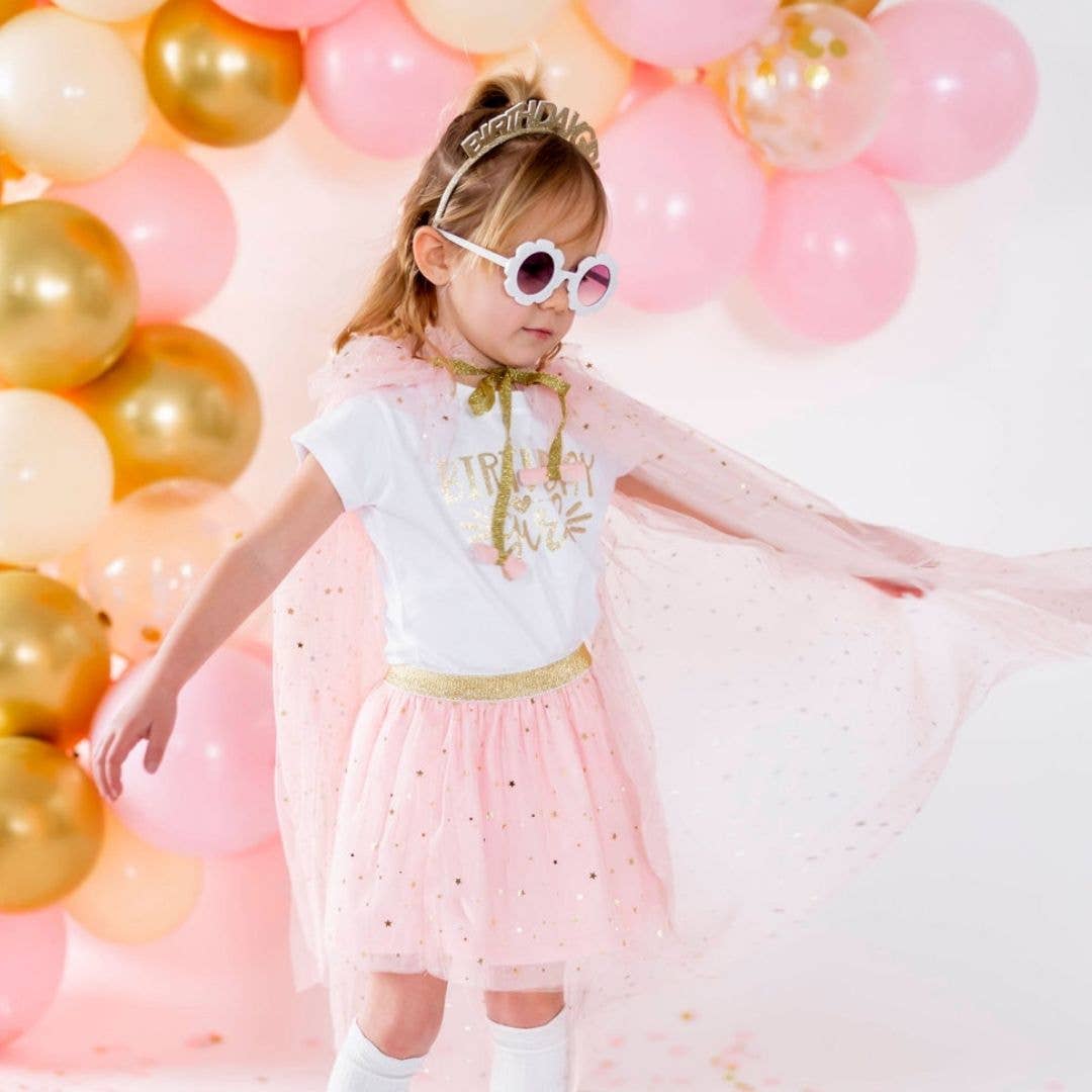 Sweet Wink - Gold Birthday Girl Headband - Kids Birthday Headband