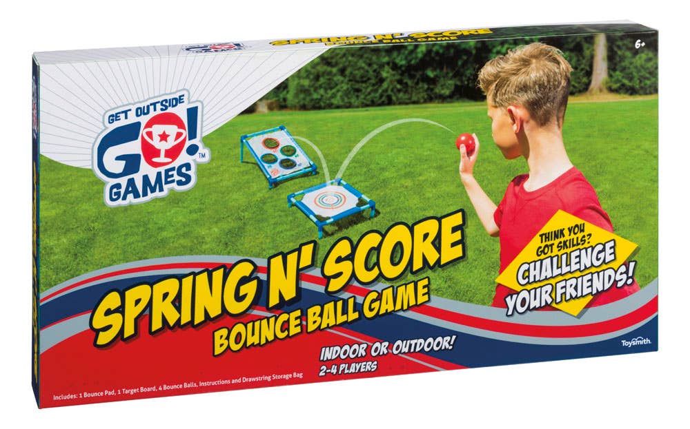 Toysmith - Get Outside GO!™ Spring N' Score Bounce Ball Game