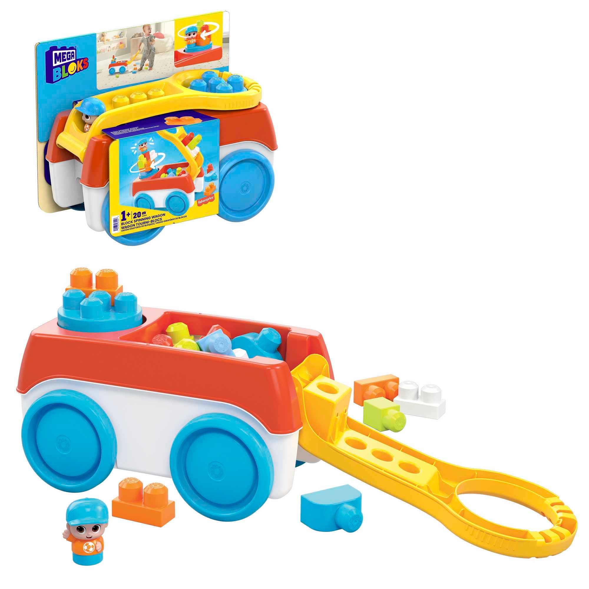 Toysmith - MEGA™ Bloks Block Spinning Wagon