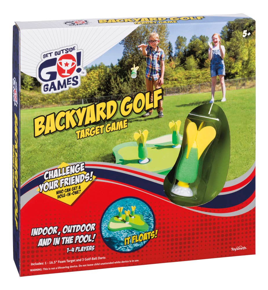 Toysmith - GO!™ Backyard Golf Target Game Indoor/Outdoor-Pool Game