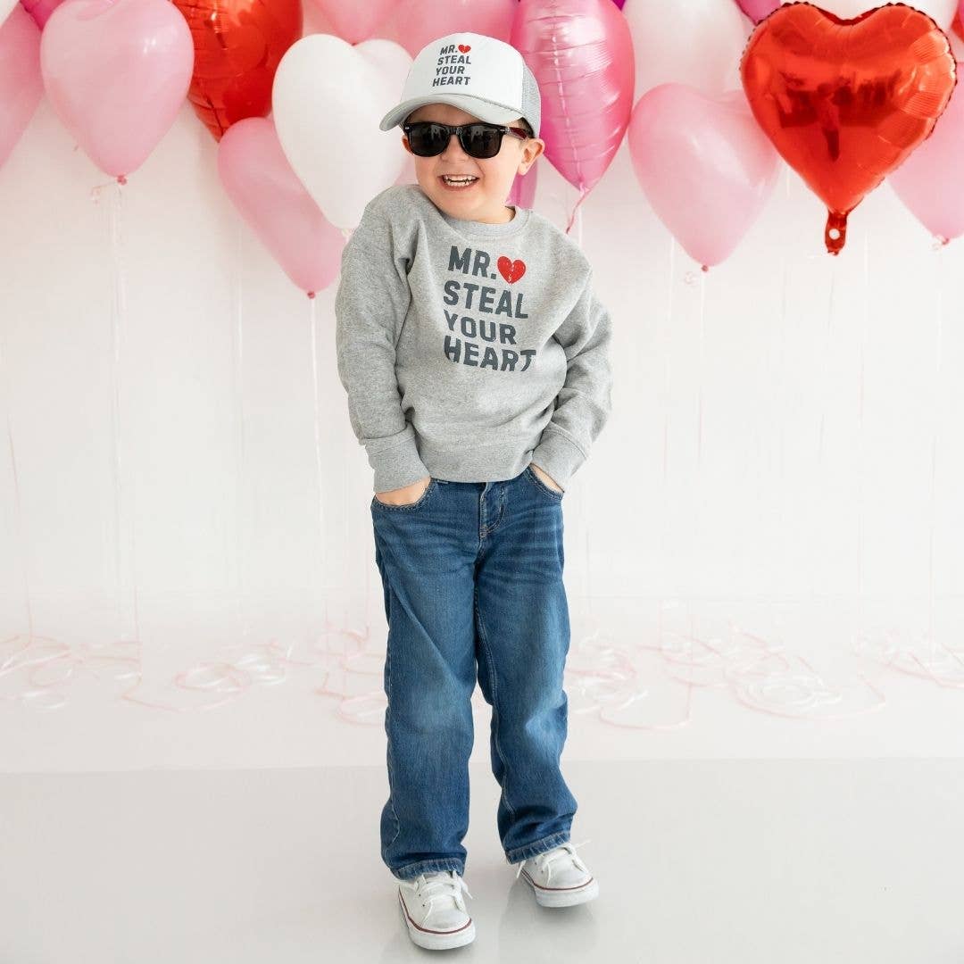 Sweet Wink - Mr. Steal Your Heart Valentine's Day Sweatshirt - Boys