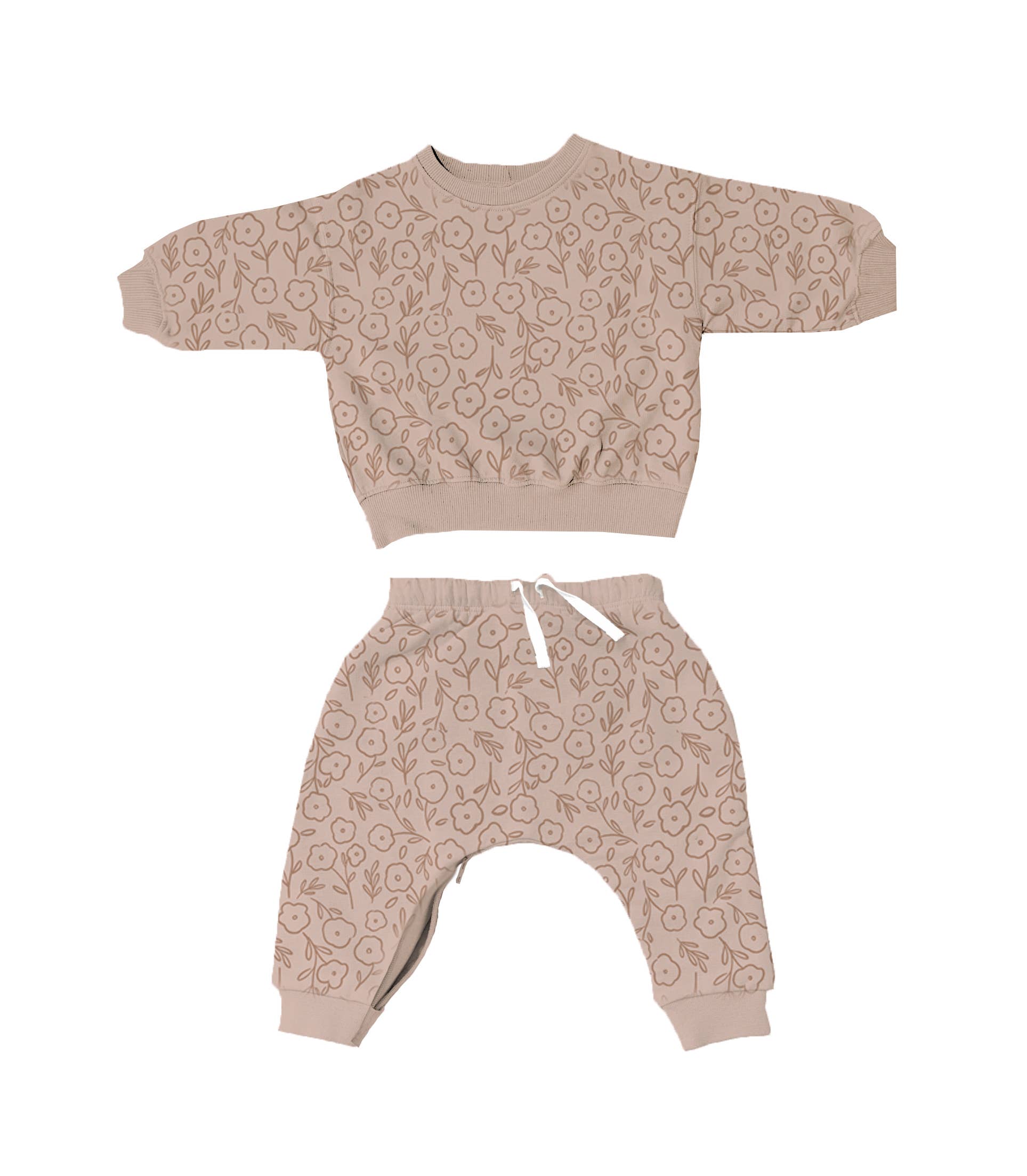 gunamuna - bamboo fleece jogsuit - dainty