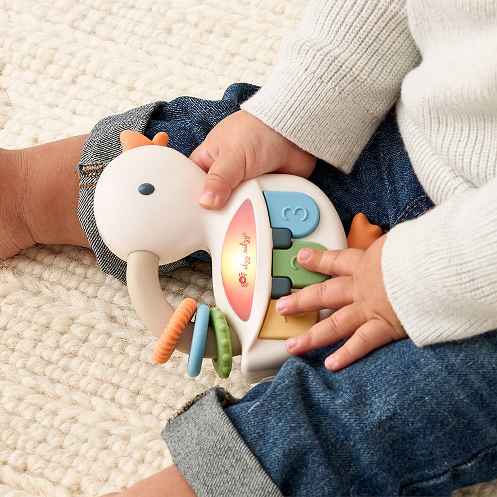 Itzy Ritzy - Bitzy Tunes™ Goose - Light-up Interactive Piano Toy