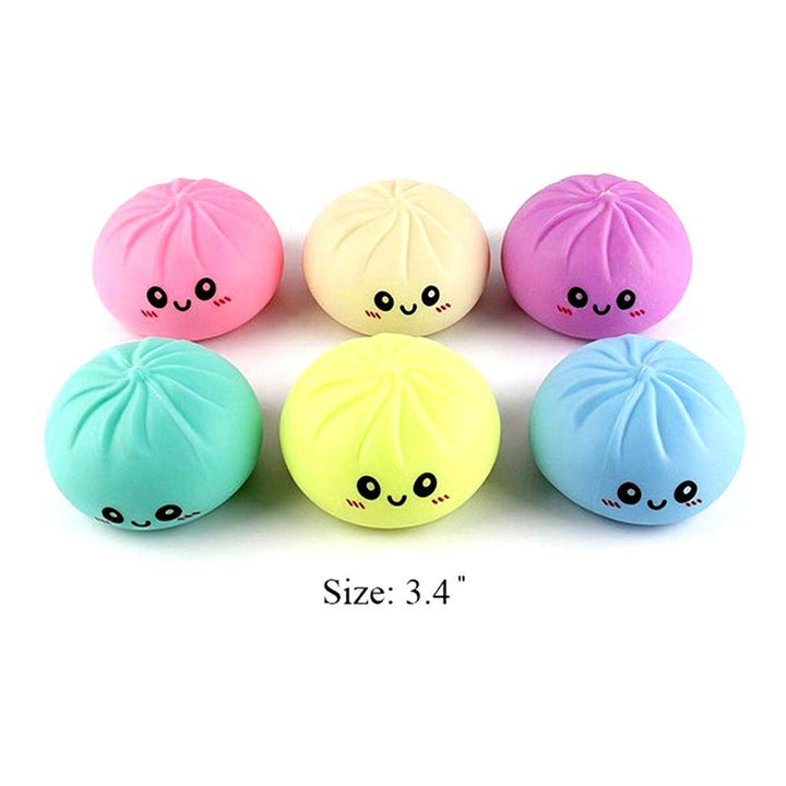 Squishy Bun - Pastel Steamed Bao Bun Dumpling Squeeze Squishy Stress Relief Toy