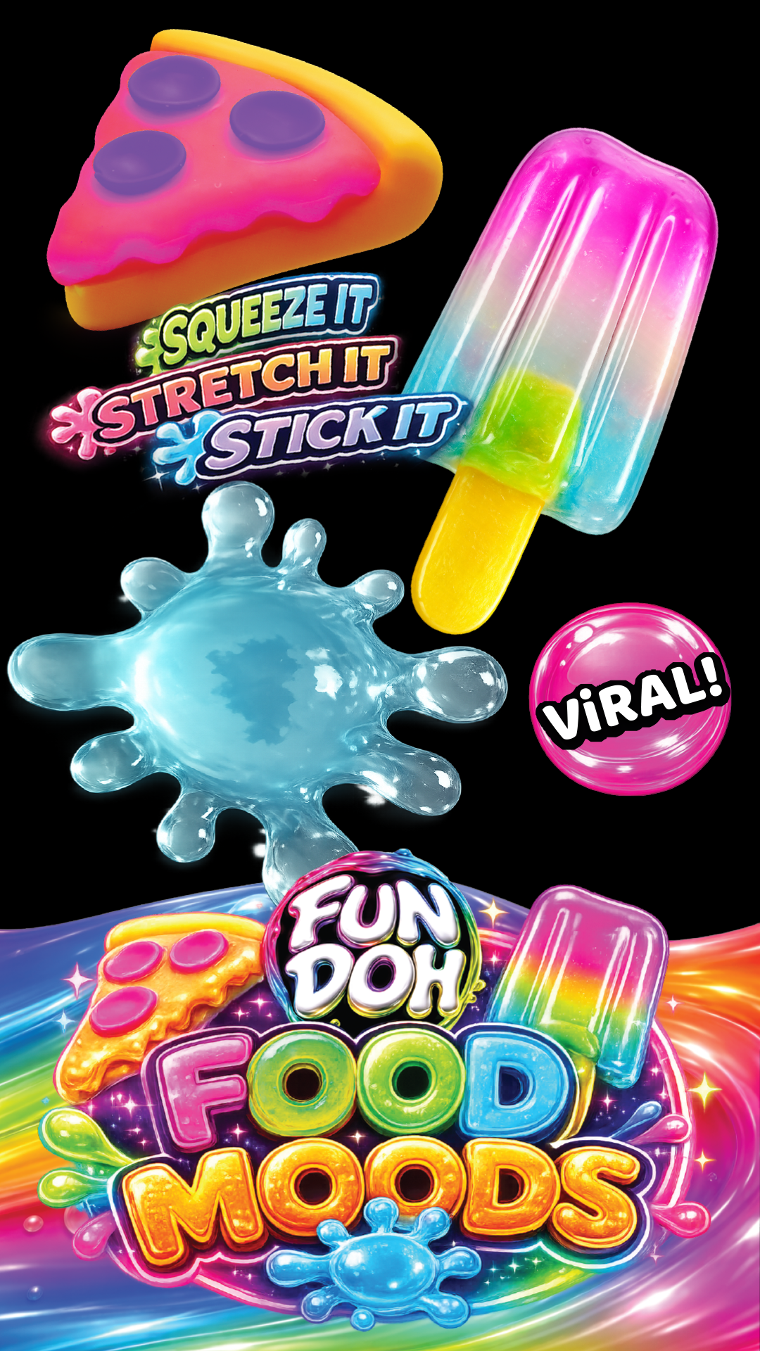 Fun Doh Food Moods Snack Attack Squishy Variety