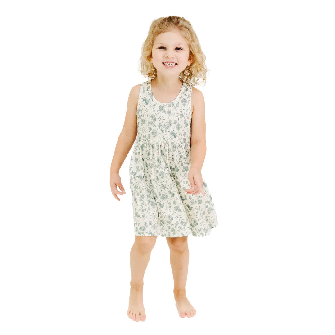 Angel Dear - Baby's Breathe Floral Tank Dress and Bloomer