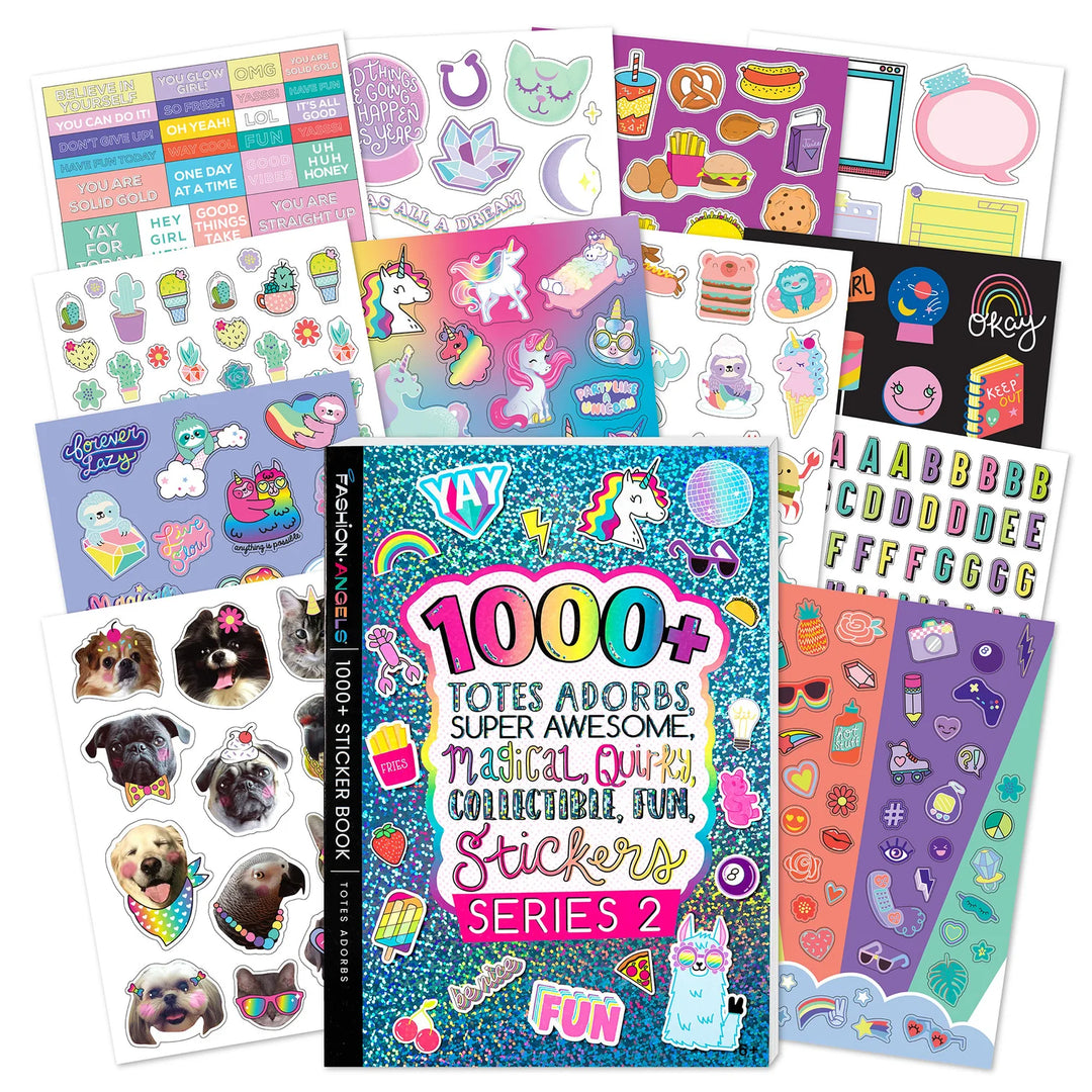 Fashion Angels - 1000+ Totes Adorbs Sticker Book