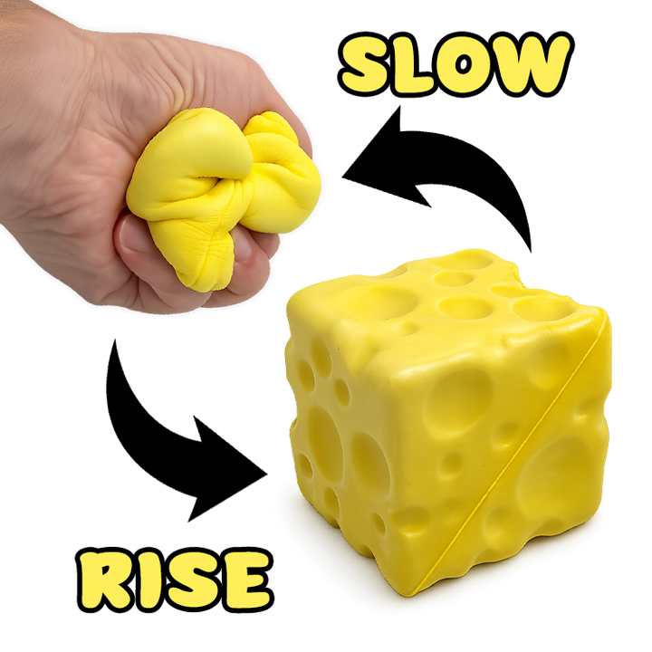 Novelty Brands - Fun Doh Slow Rise Cheese Squishies