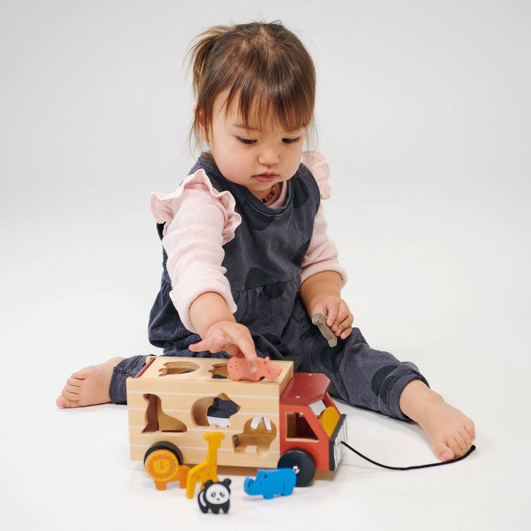 Mentari Toys - Shape Sorting Safari Truck