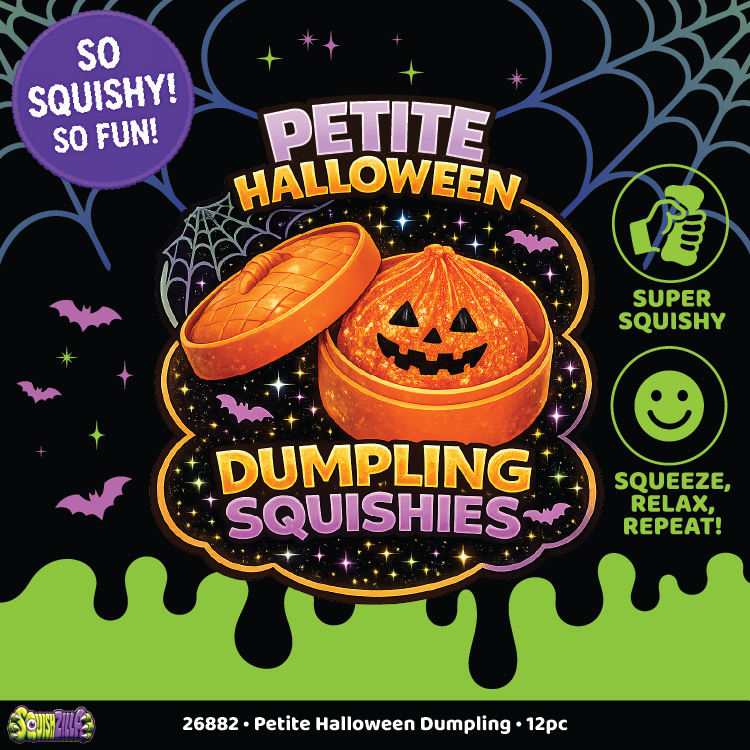 Novelty Brands - Fun Doh Petite Spooky Halloween Squishy Dumpling
