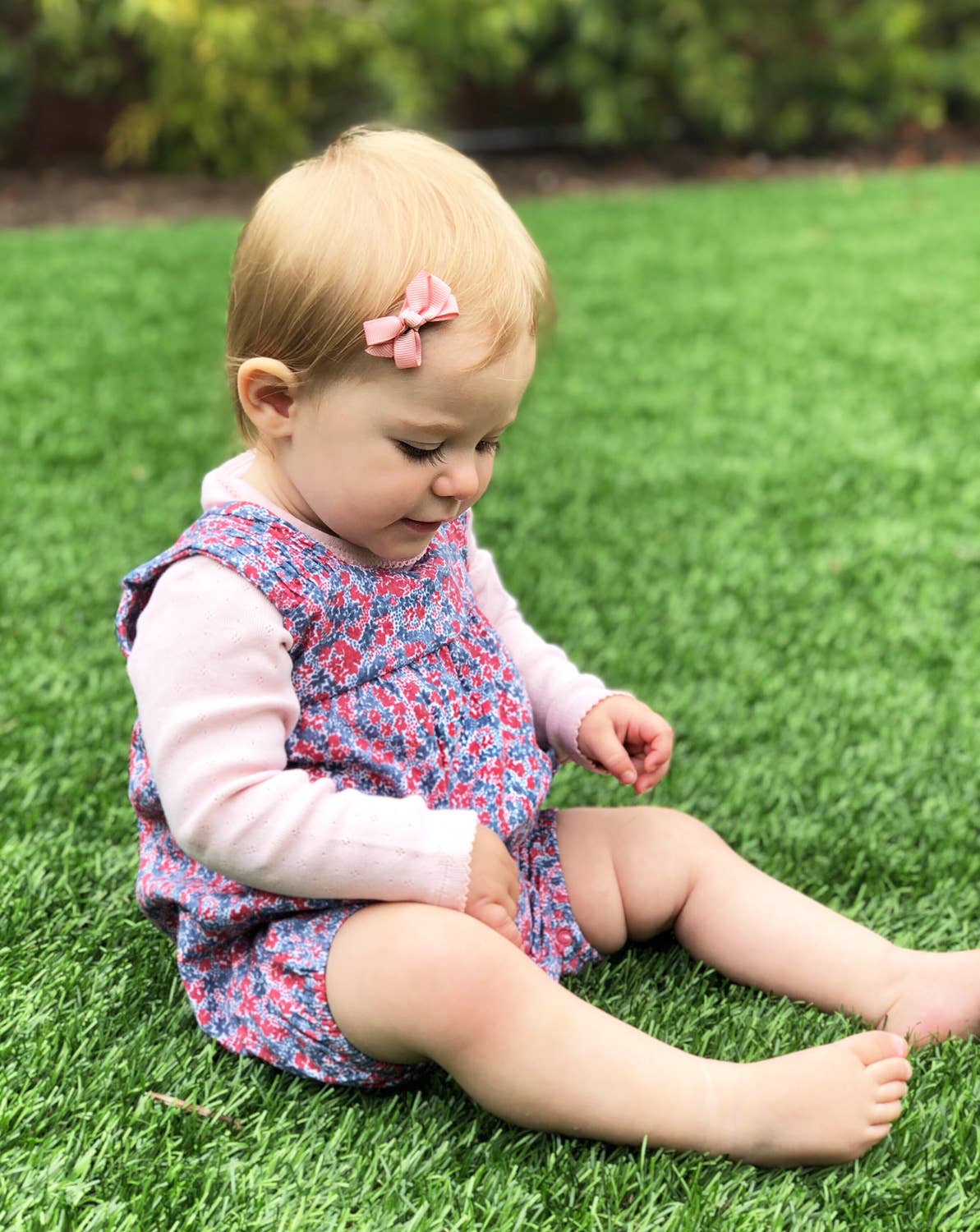 Baby Wisp - 5 Chelsea Boutique Grosgrain Bow on Snap Clips-Pink Carnival