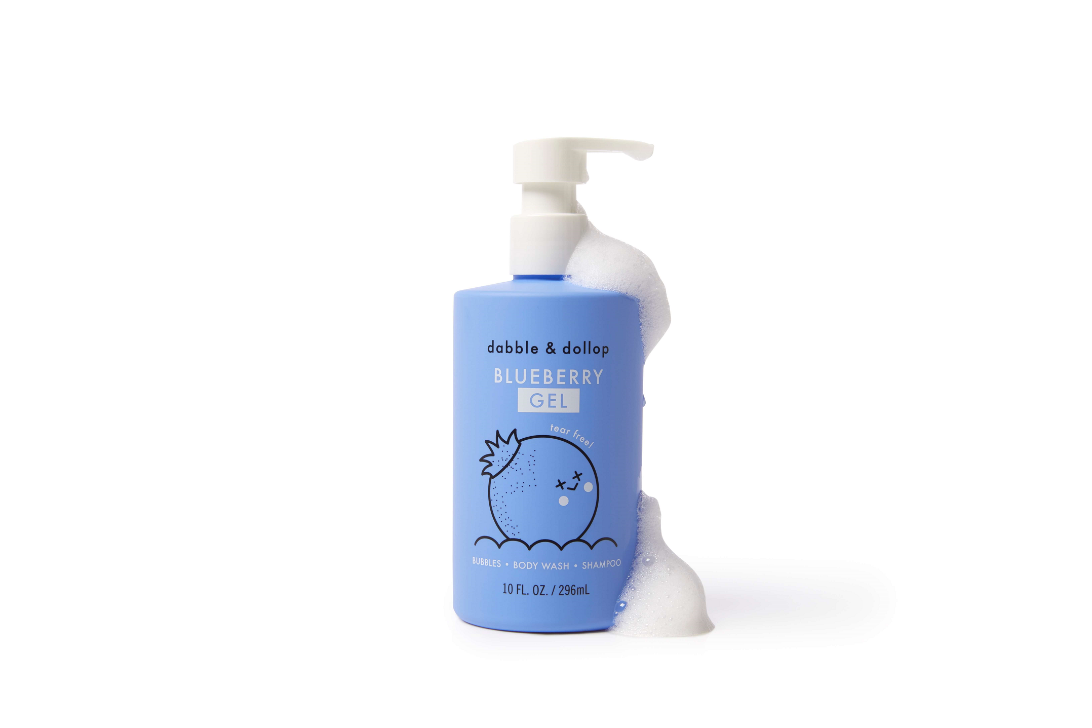 Dabble & Dollop - All-Natural Blueberry Shampoo, Body Wash & Bubbles