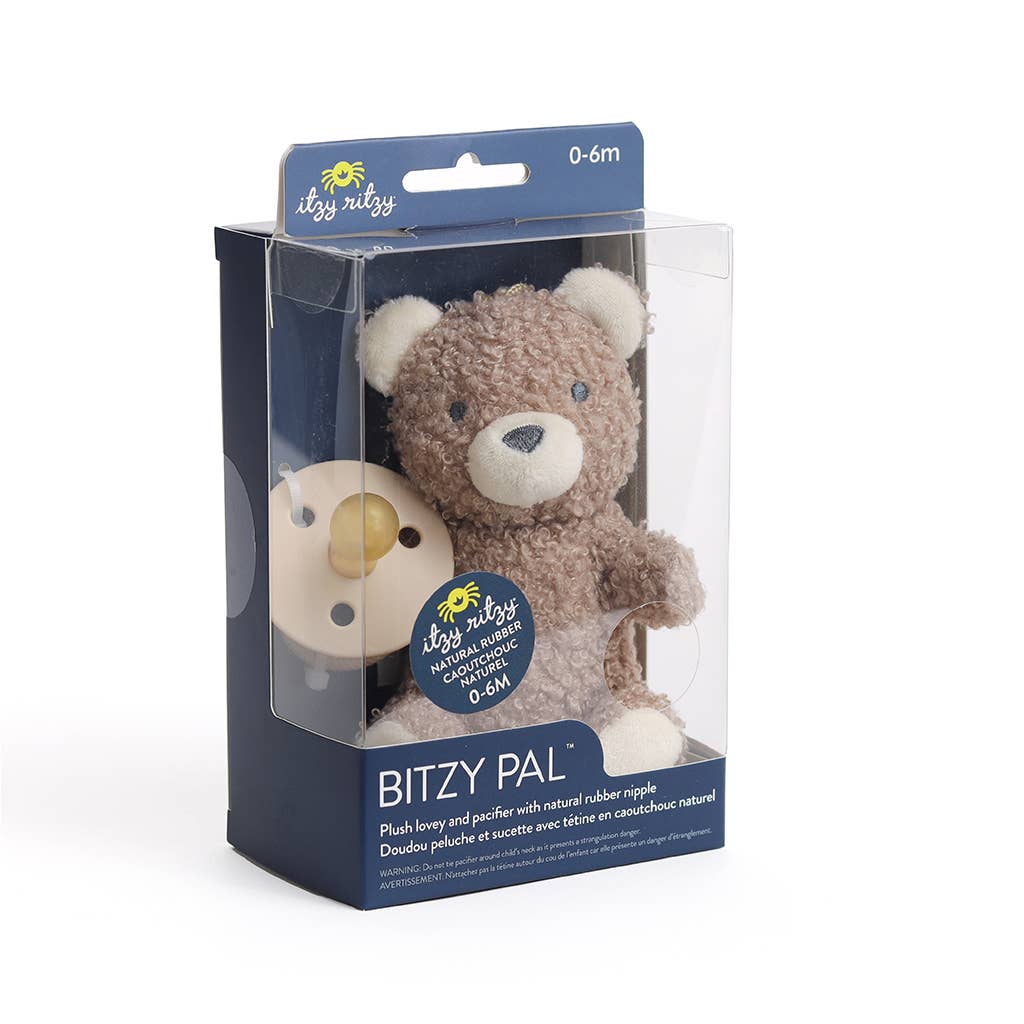 Itzy Ritzy - *NEW OPTIONS* Bitzy Pal Natural Rubber Pacifier & Plush