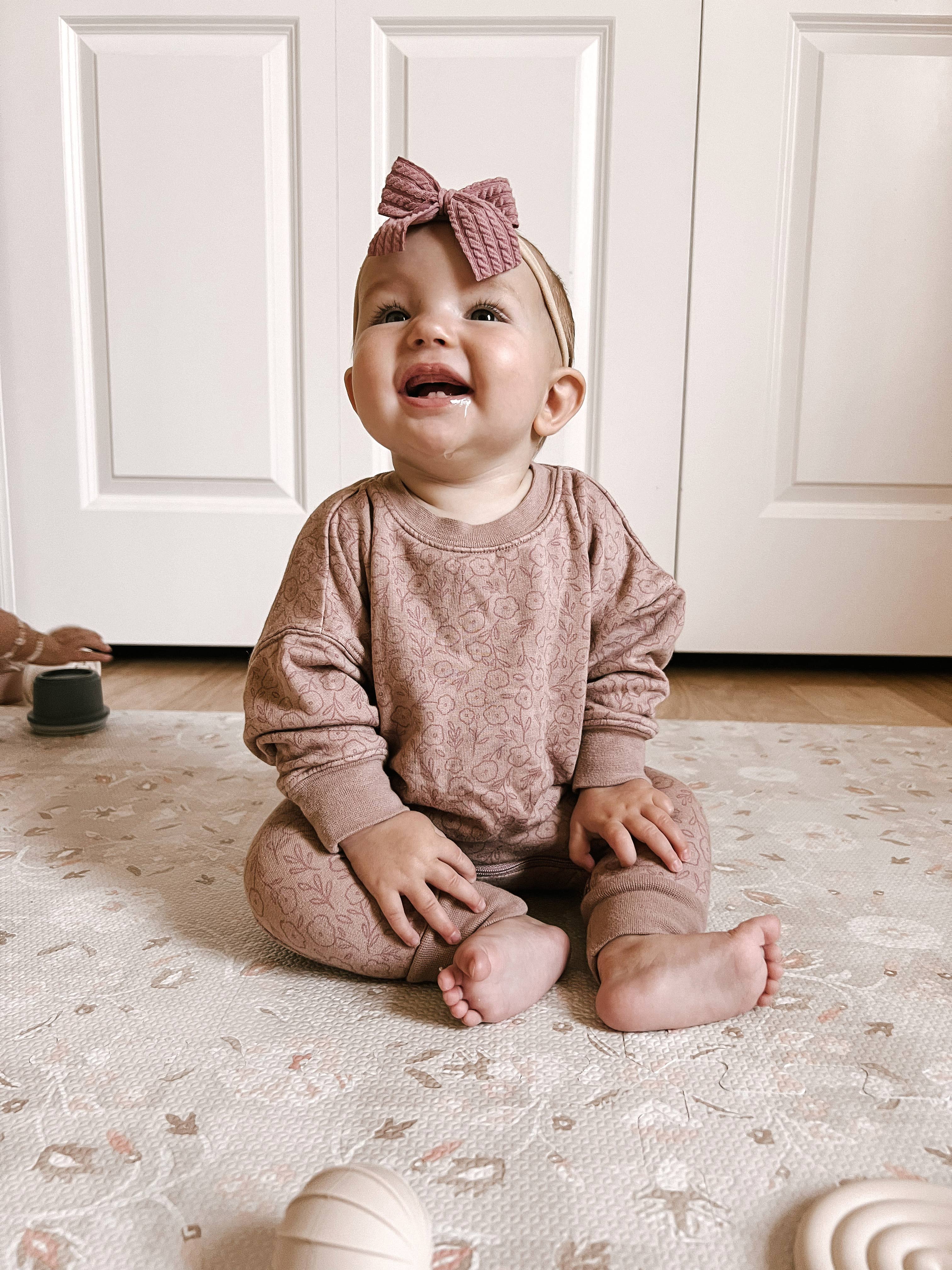 gunamuna - bamboo fleece jogsuit - dainty