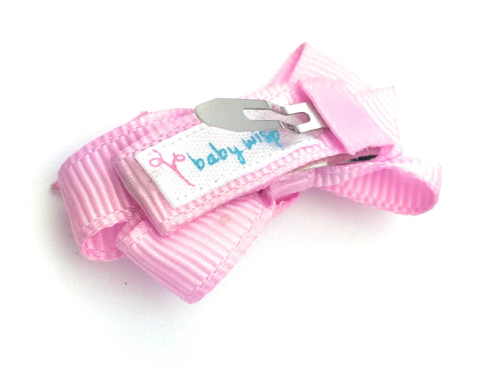 Baby Wisp - 5 Chelsea Boutique Grosgrain Bow on Snap Clips-Pink Carnival