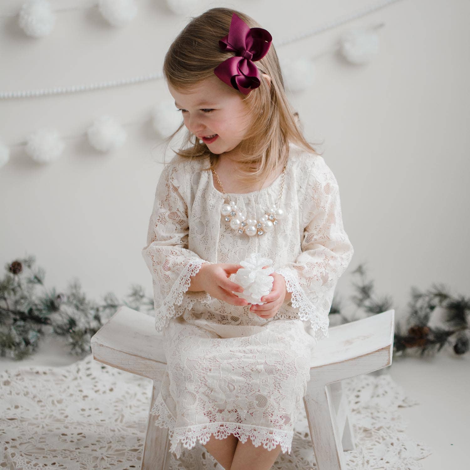 Baby Wisp - Large Hair Bow Boutique Ribbon,Big Bow, Alligator Hair Clip