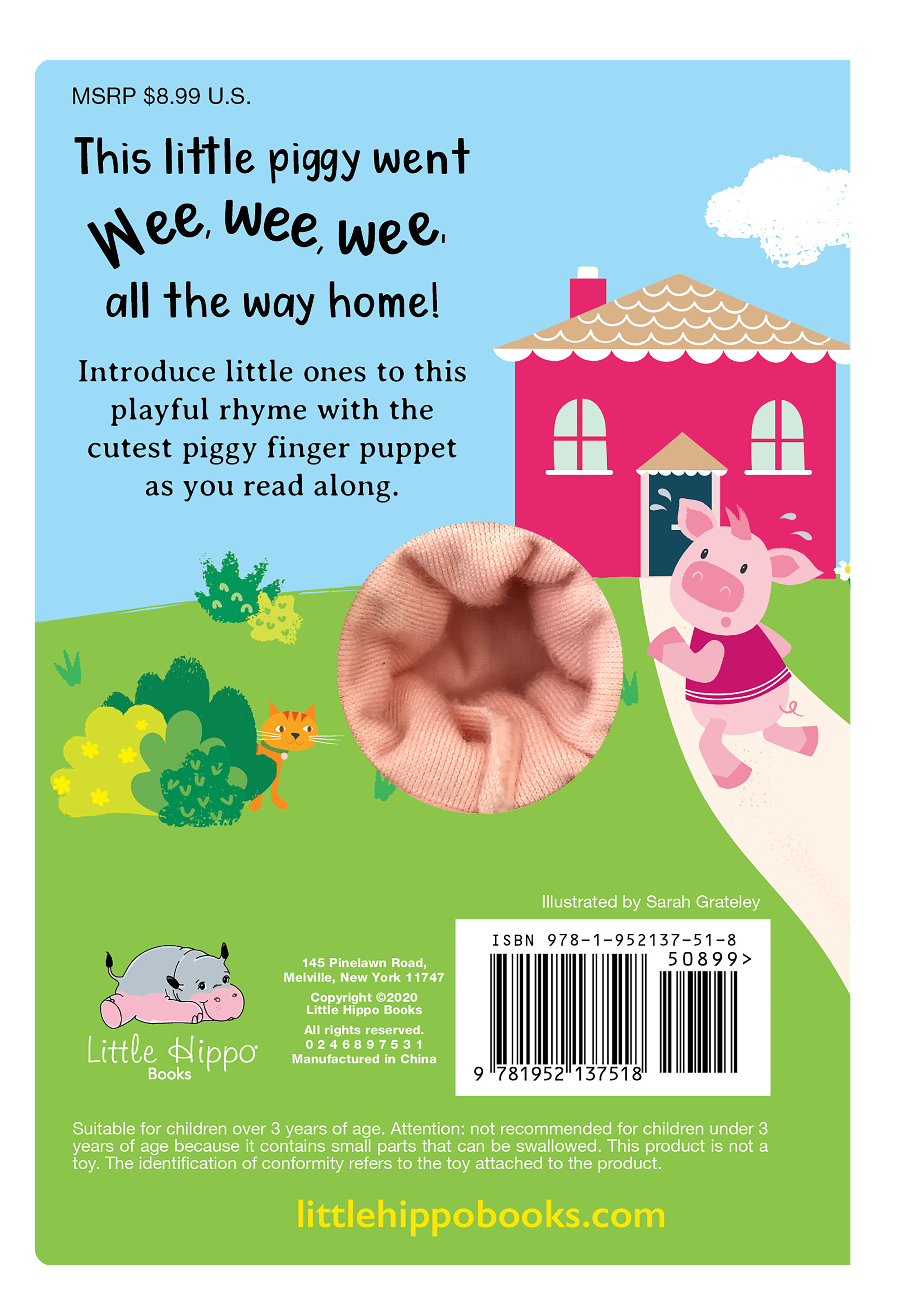 Little Hippo Books - This Little Piggy Finger Puppet Book