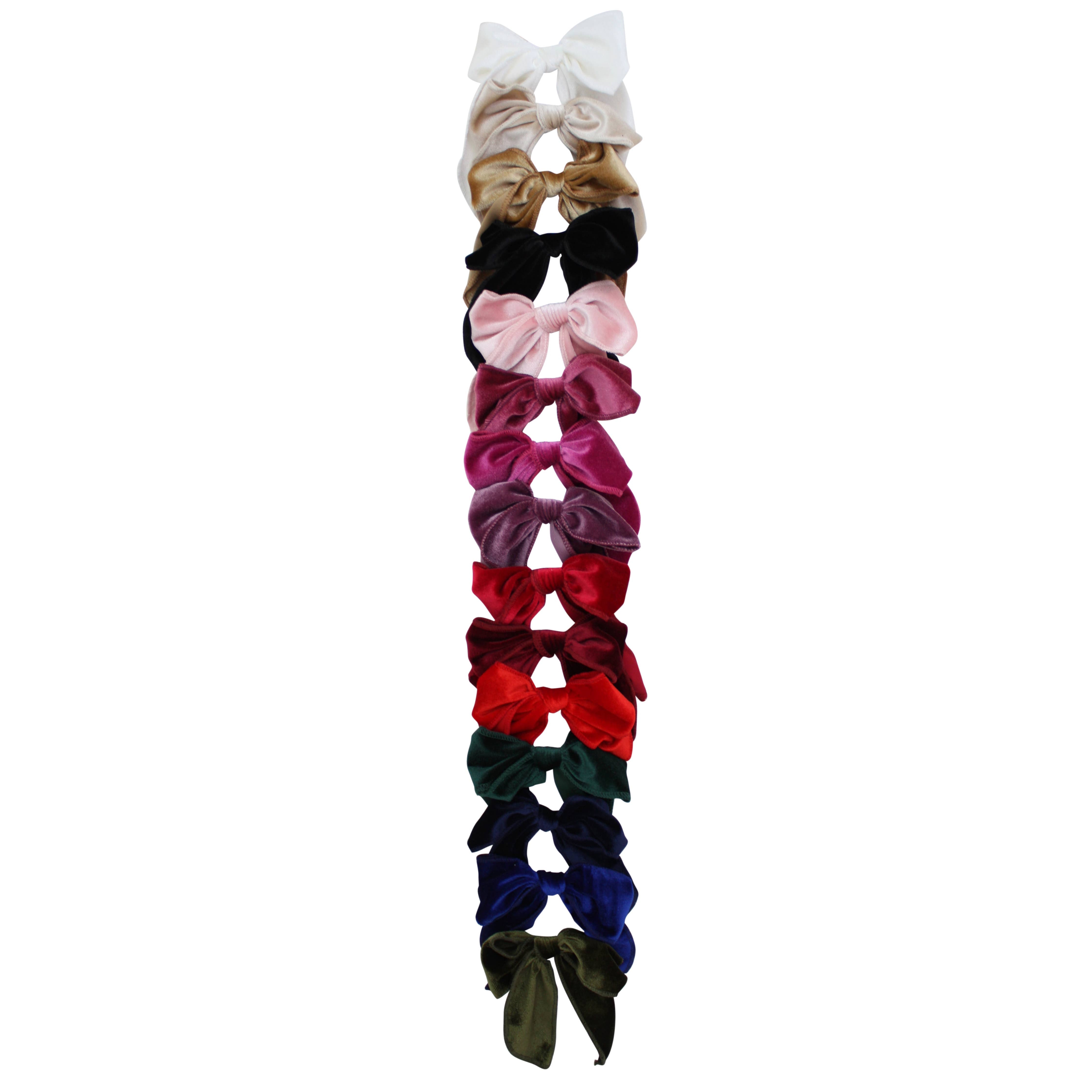 Bows Arts - Drapey Velvet Long Tail Bow