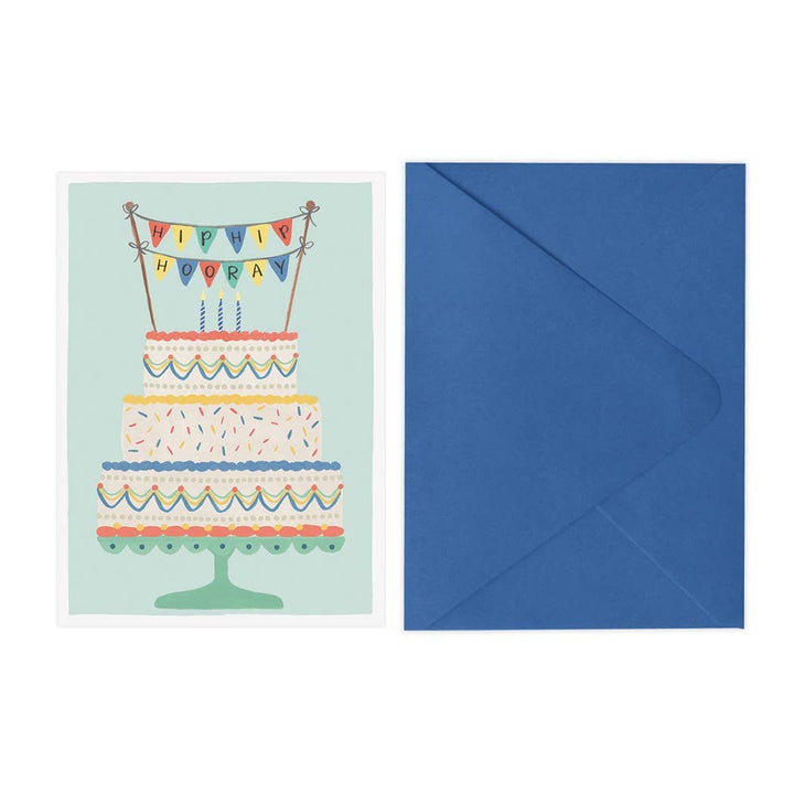 LoveLight Paper - Hip Hip Hooray (Cake) - Birthday Card