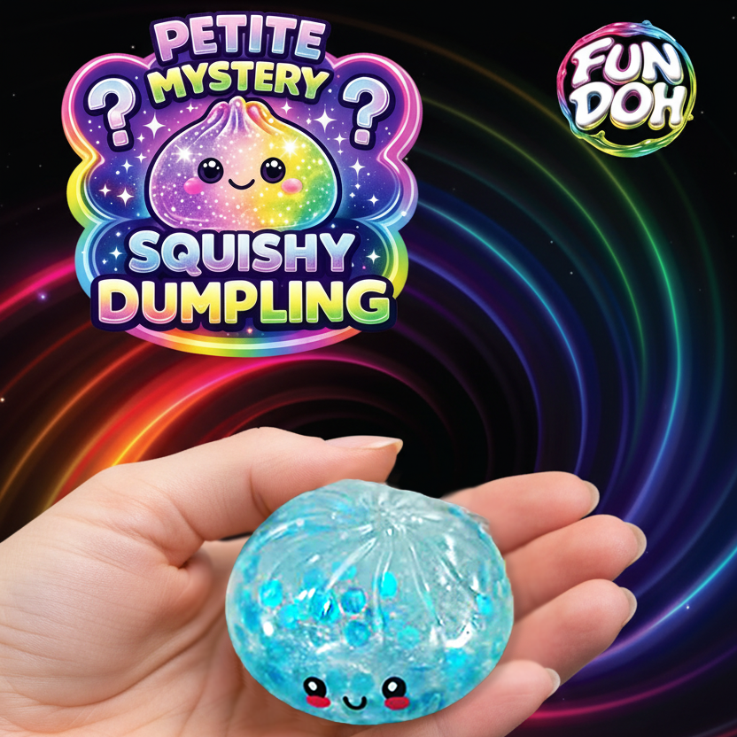 Novelty Brands - Fun Doh Petite 2.5-Inch Mystery Dumpling Squishy Toy