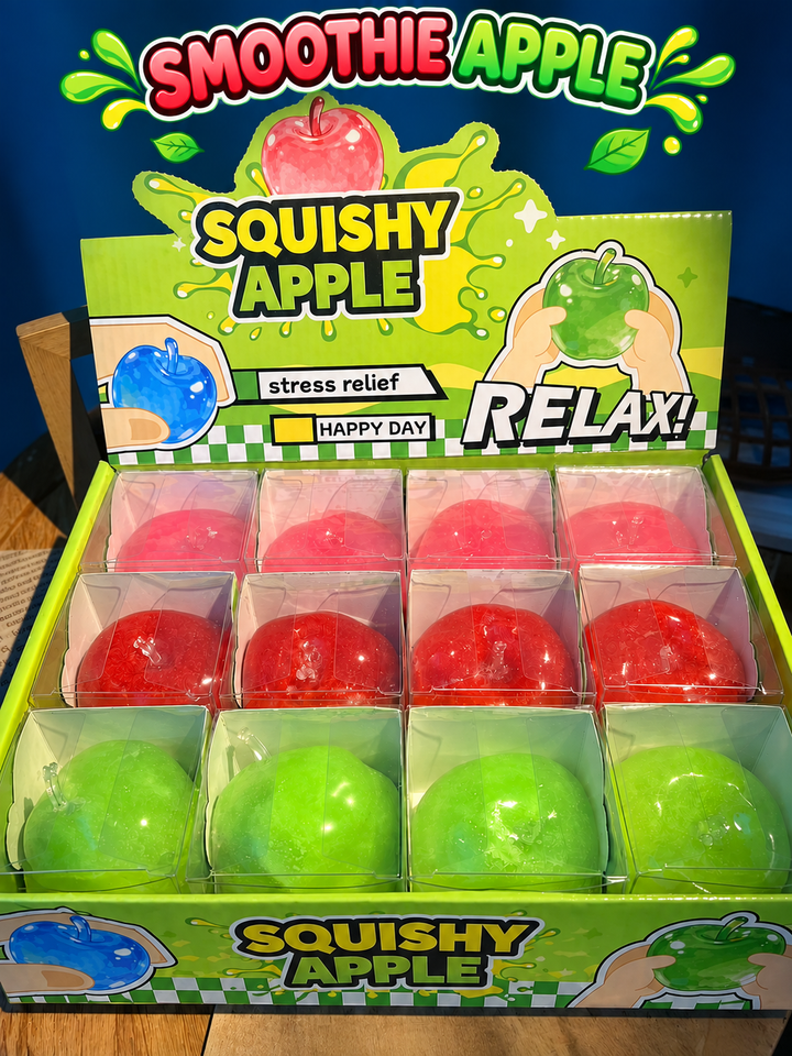 Smoothie Slushie Apple — Squishy Apple Stress Toy