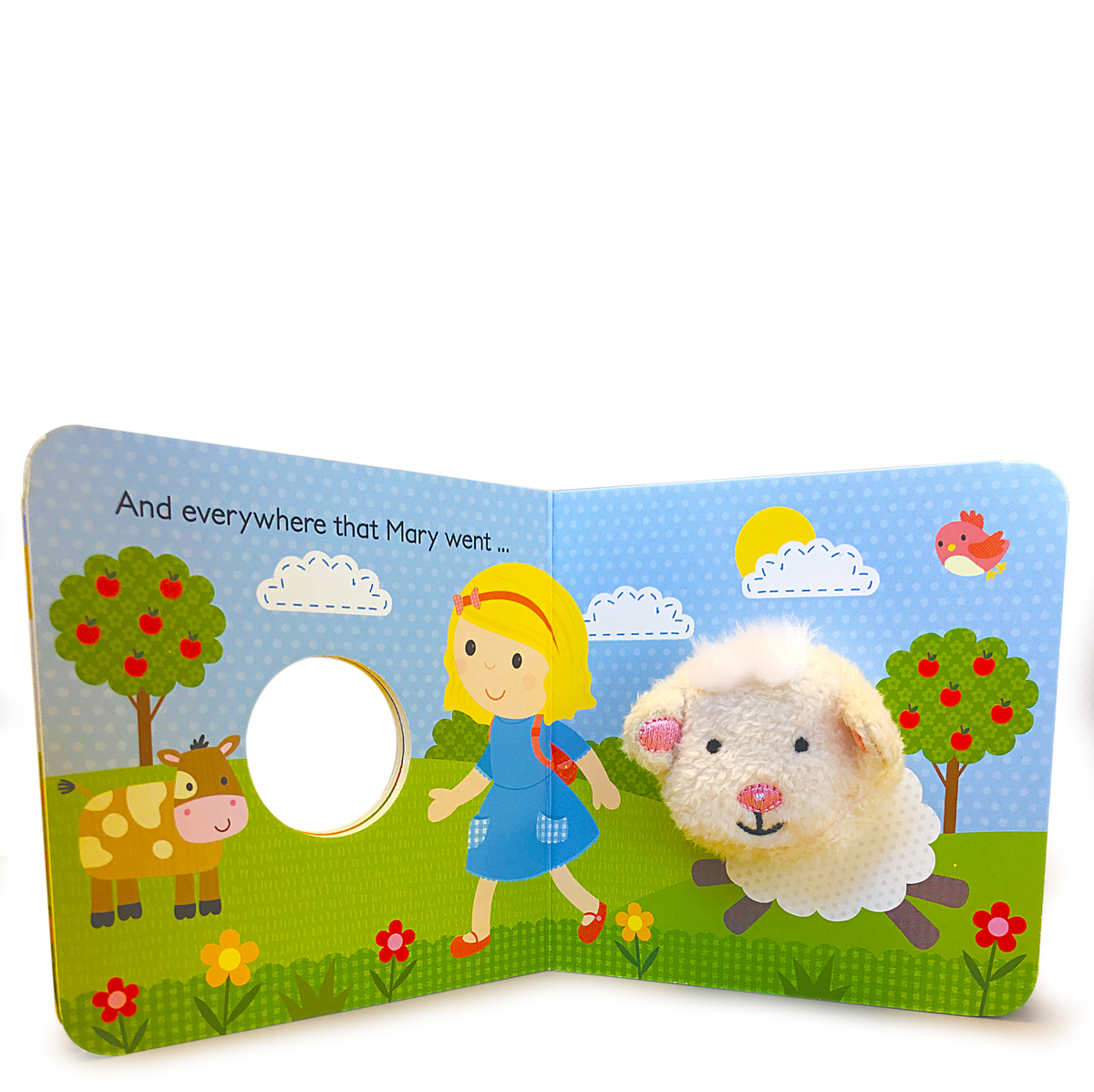 Cottage Door Press - Mary Had a Little Lamb Nursery Rhyme Finger Puppet Book