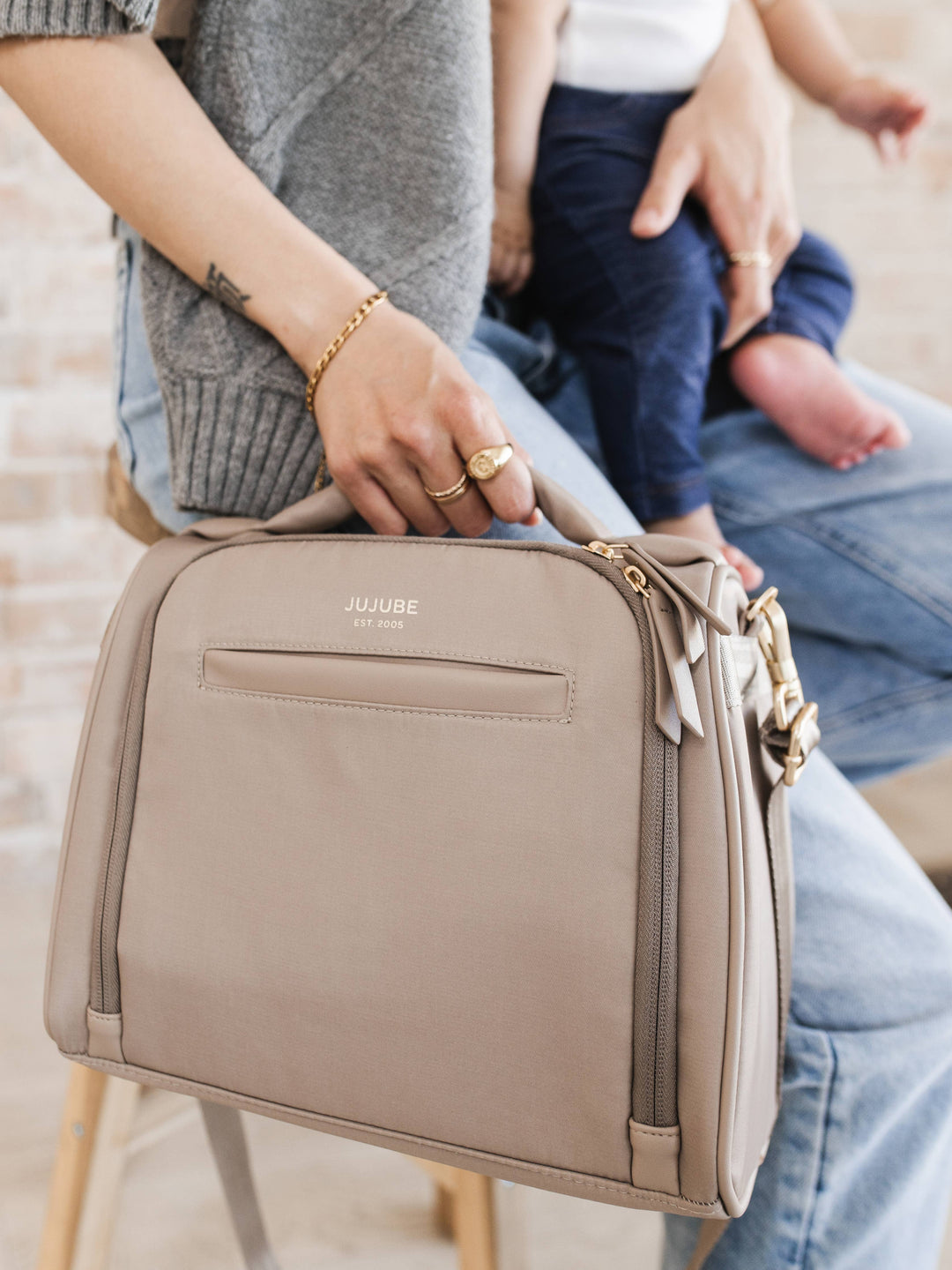 JuJuBe - Insulated Bottle Bag Taupe