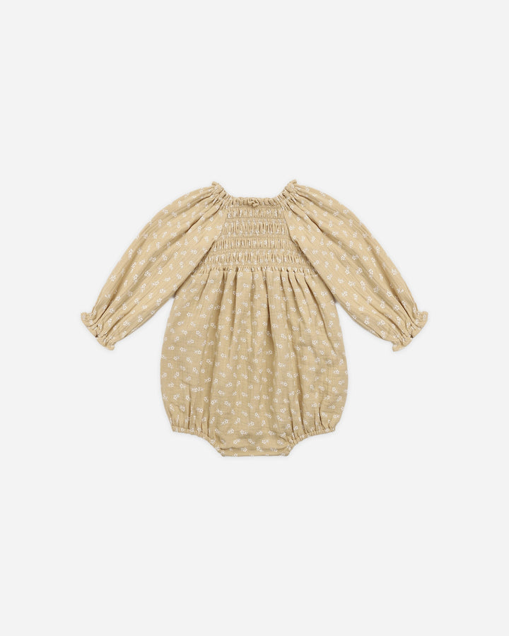 Quincy Mae - Eden Romper - Butterscotch Floral