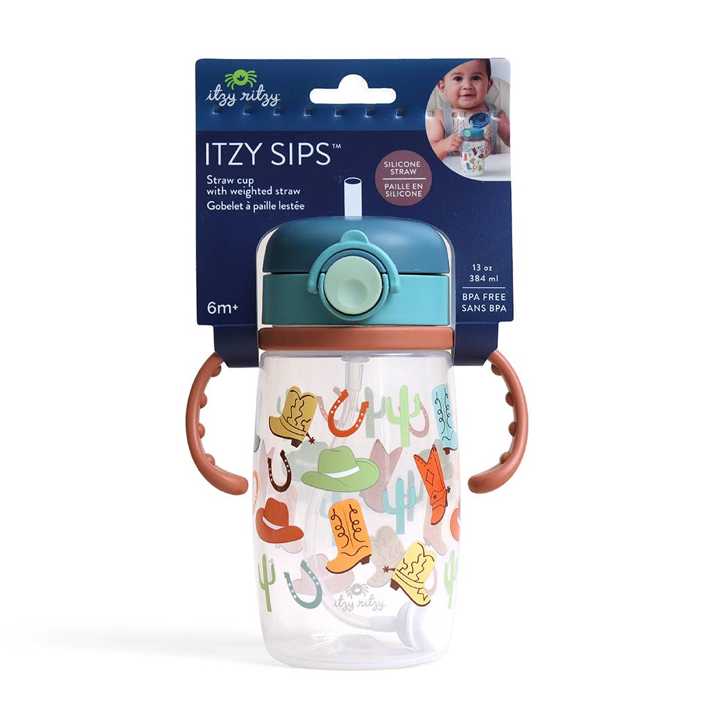 Itzy Ritzy - Itzy Sips™ - Straw Cup With Snap-Close Lid