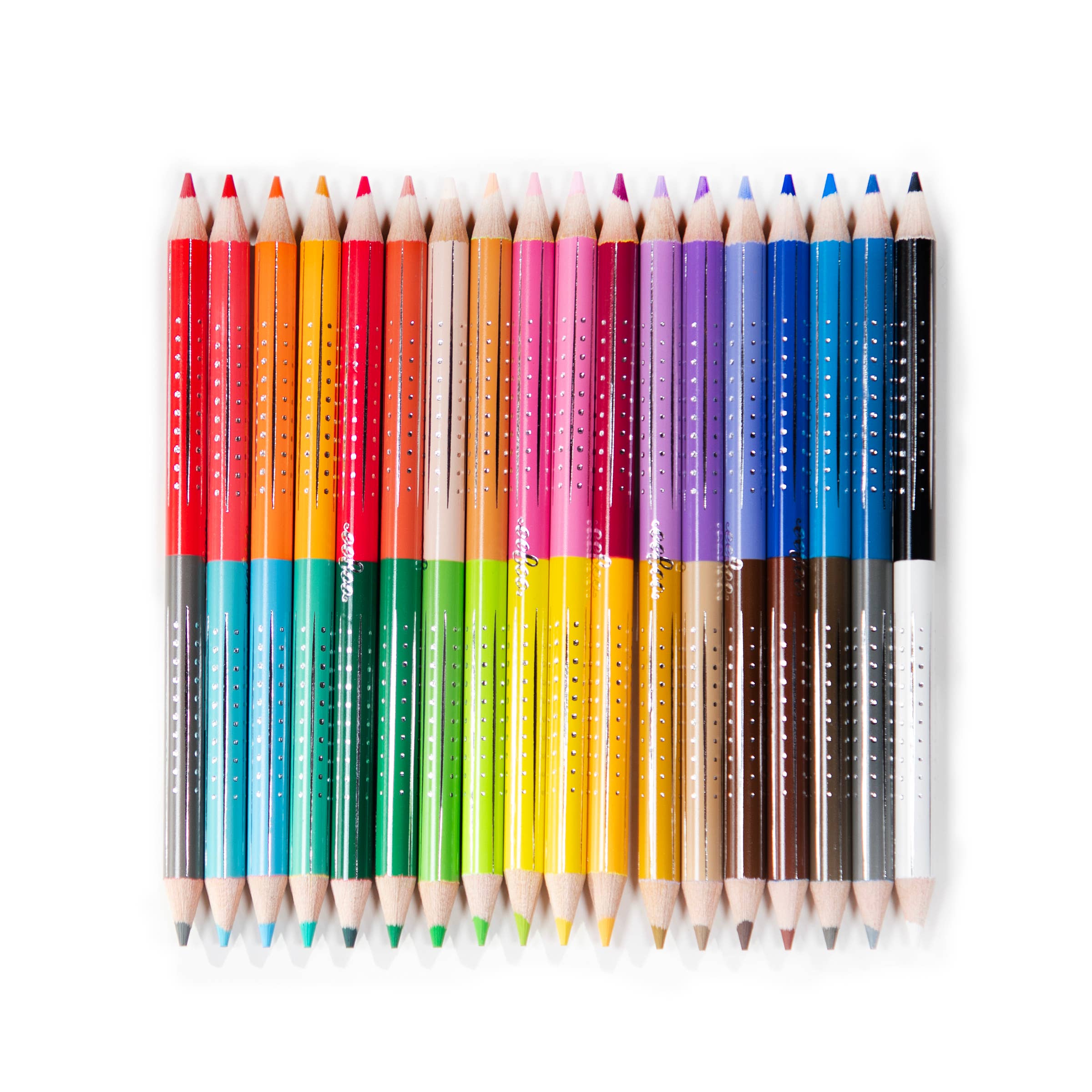 eeBoo - Rainbow 18 Double-Sided Watercolor Pencils
