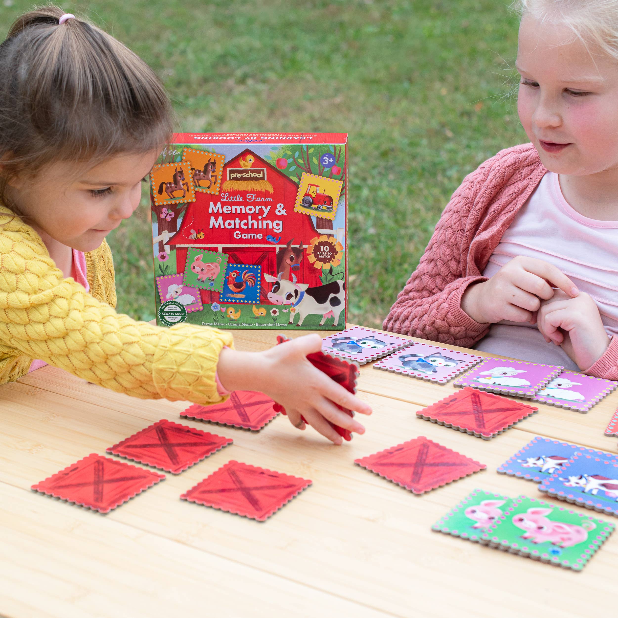 eeBoo - Little Farm Pre-School Matching Game