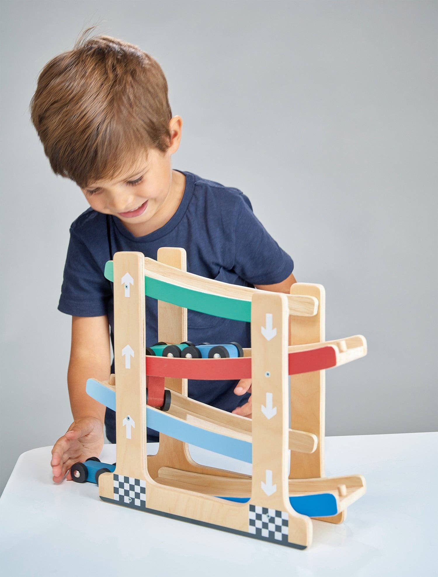 Mentari Toys - Wooden Ramp Racer Toy