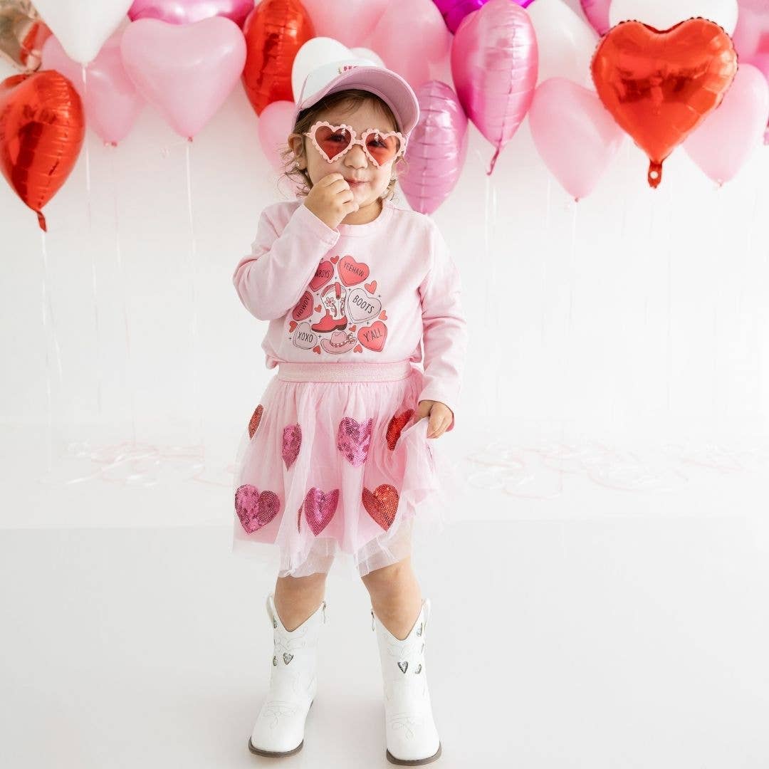 Sweet Wink - Sequin Heart Valentine's Day Tutu