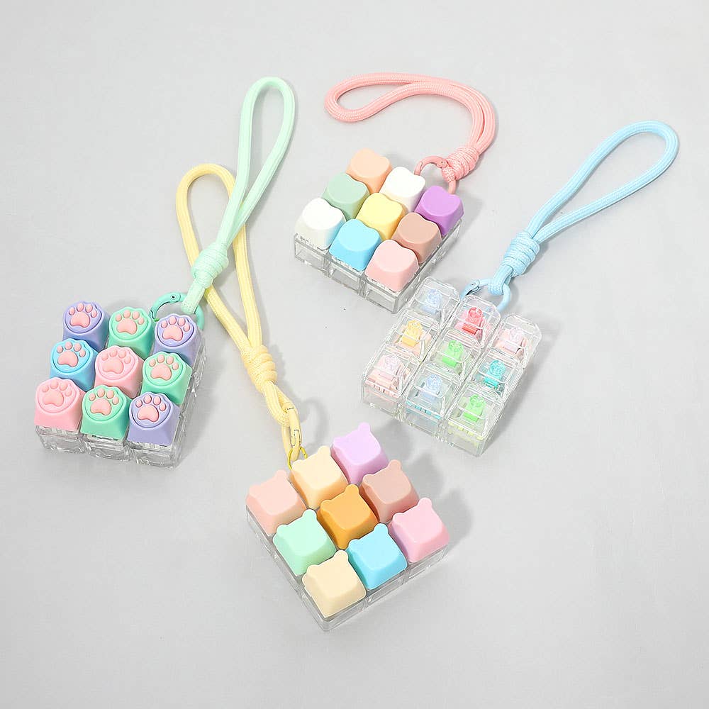 Sensibling Corp. - Stress Relief Cube Keyboard Bag Charm