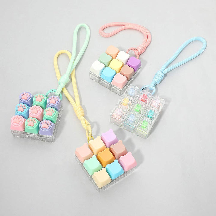 Sensibling Corp. - Stress Relief Cube Keyboard Bag Charm