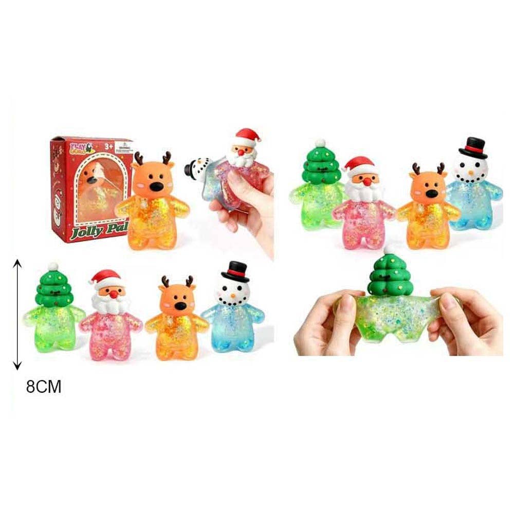 Glitter Christmas Squeeze Squishy Stress Relief Toy