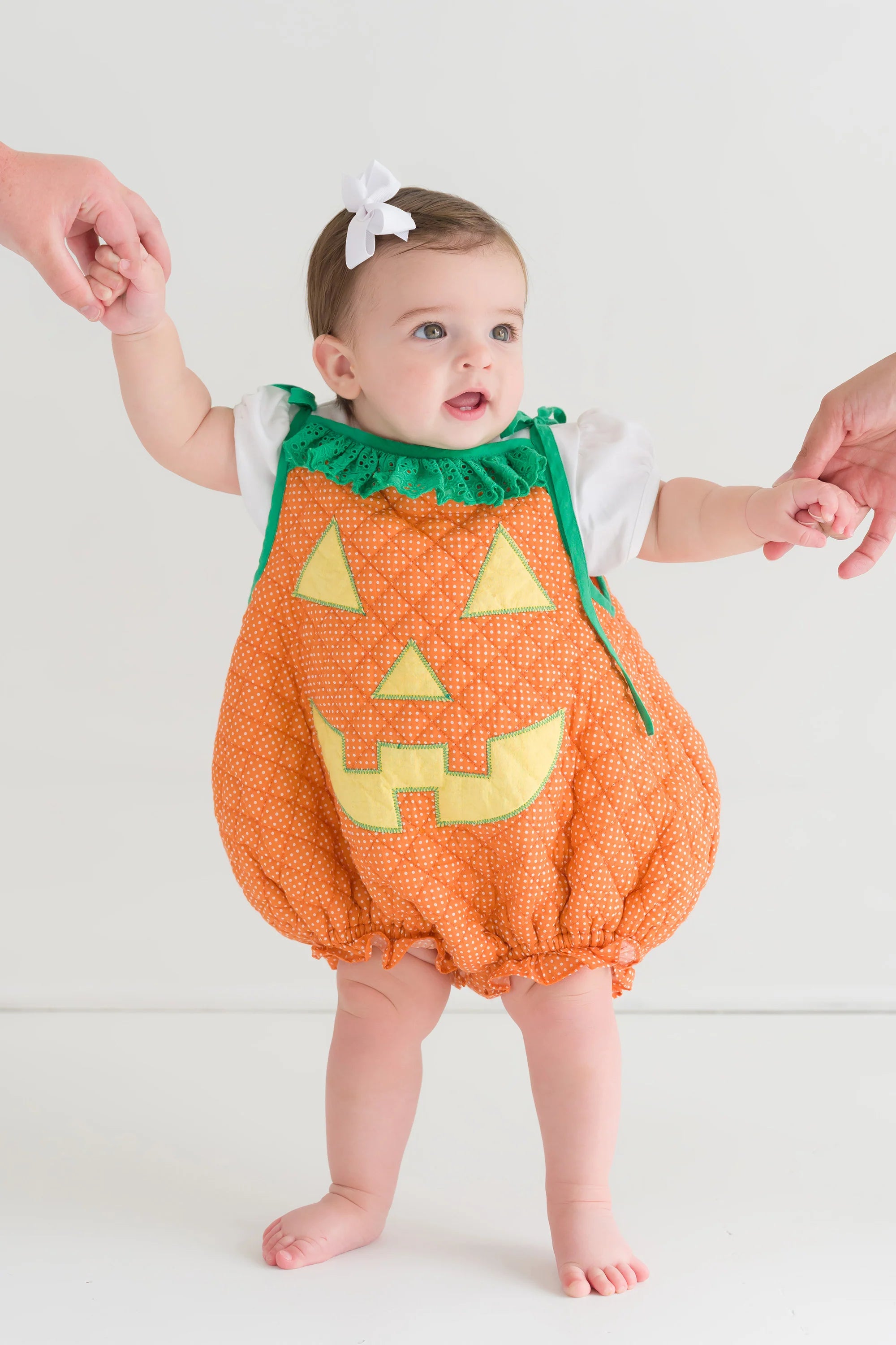 The Beaufort Bonnet Company - Happy Halloween Costume (Girl) - Pumpkin