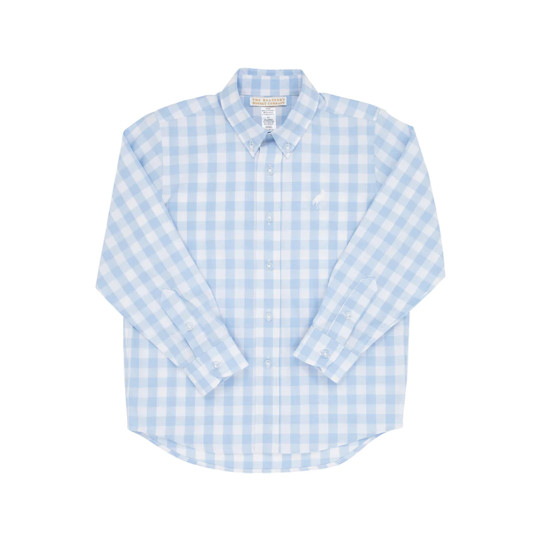 The Beaufort Bonnet Company - Dean's List Dress Shirt - Beale Street Blue Check