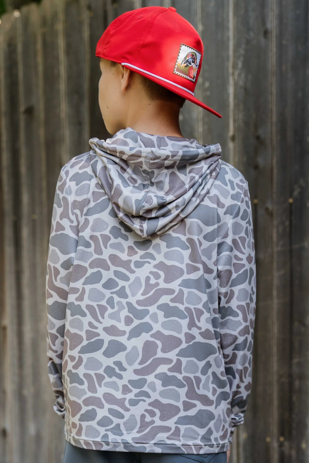 Burlebo - Youth Performance Hoodie - Classic Deer Camo