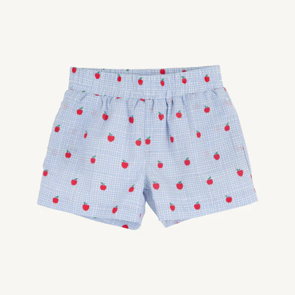 The Beaufort Bonnet Company - Sheffield Shorts - Apple Of My Eye/Wood Boat Blue