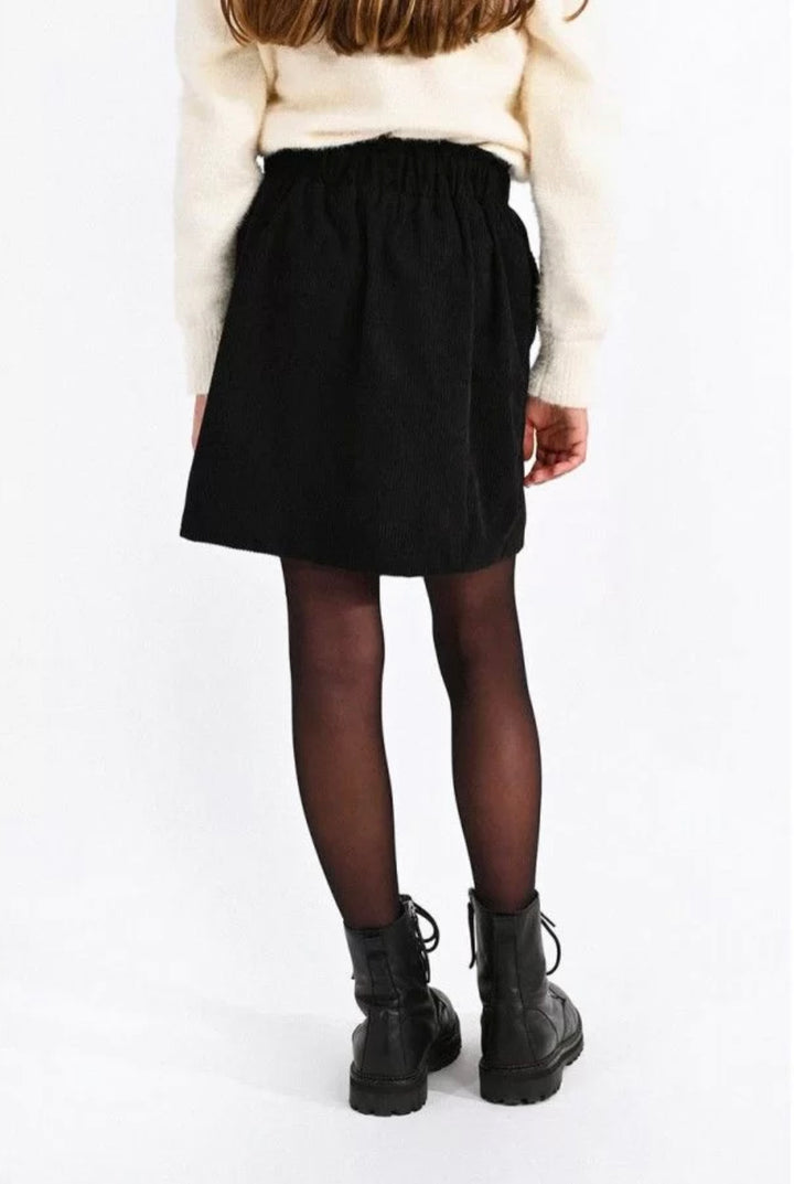 Molly Bracken - Corduroy Mini Skirt - Black *FINAL SALE*