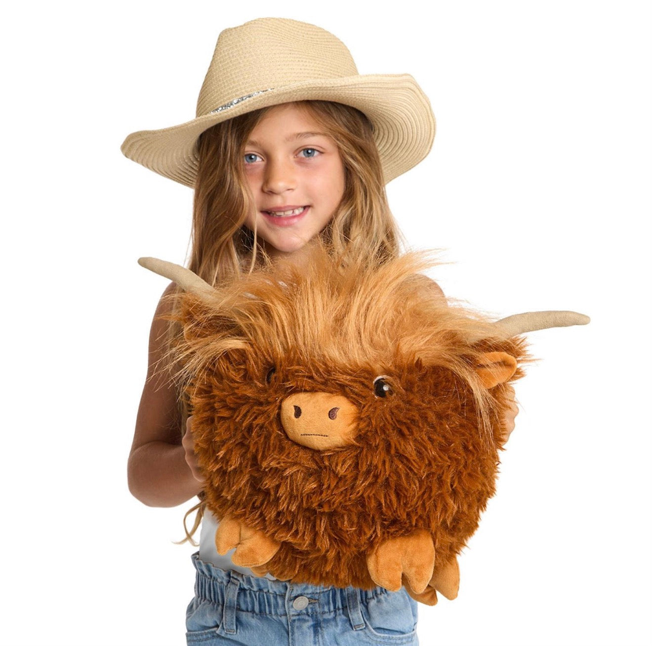 Cupcakes & Cartwheels - Snuggle Puff Super Soft Large Highland Cow