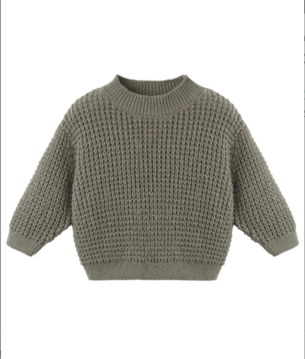 Quincy Mae - Chunky Knit Sweater - Spruce