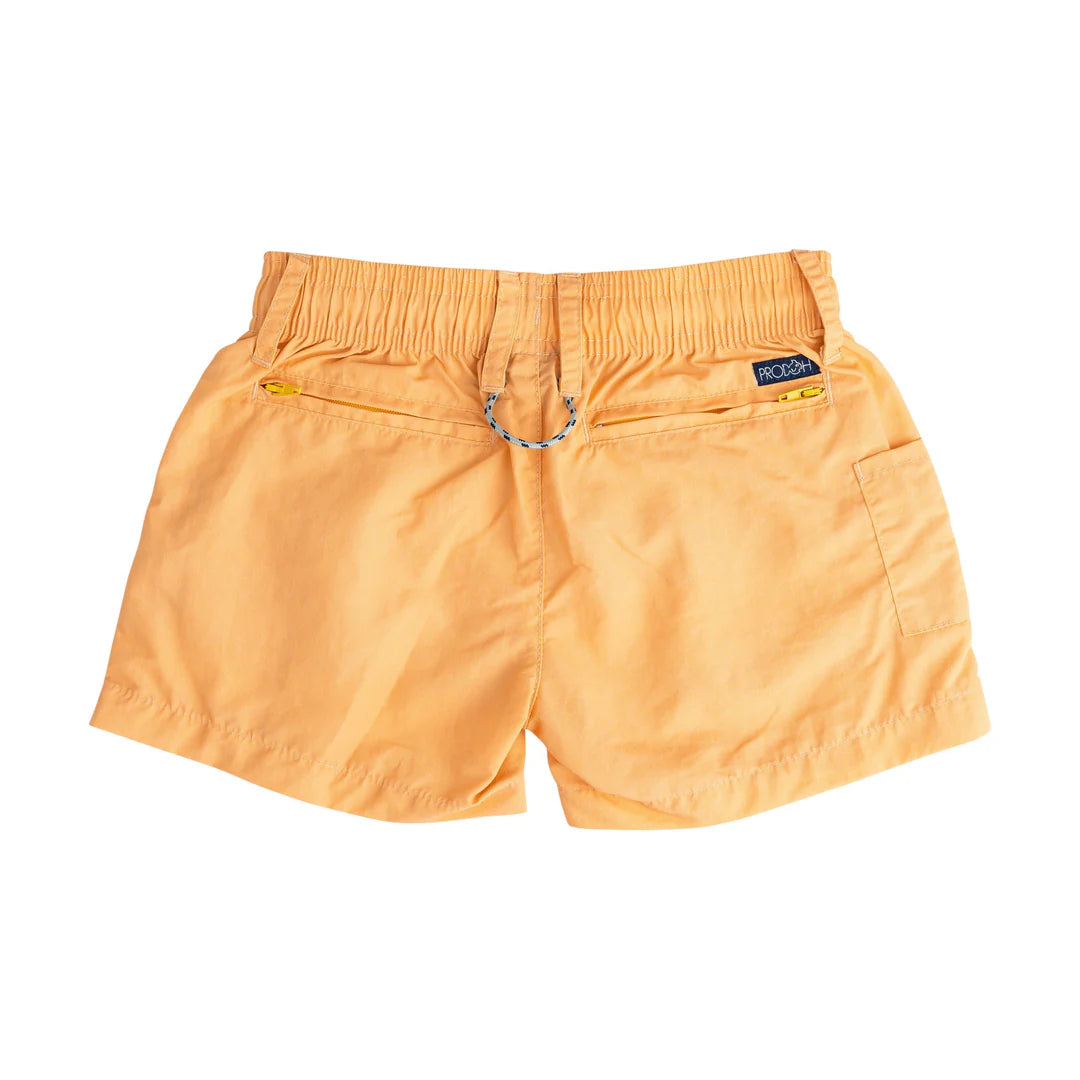 Prodoh - Boy's Outrigger Performance Short - Orange Chiffon