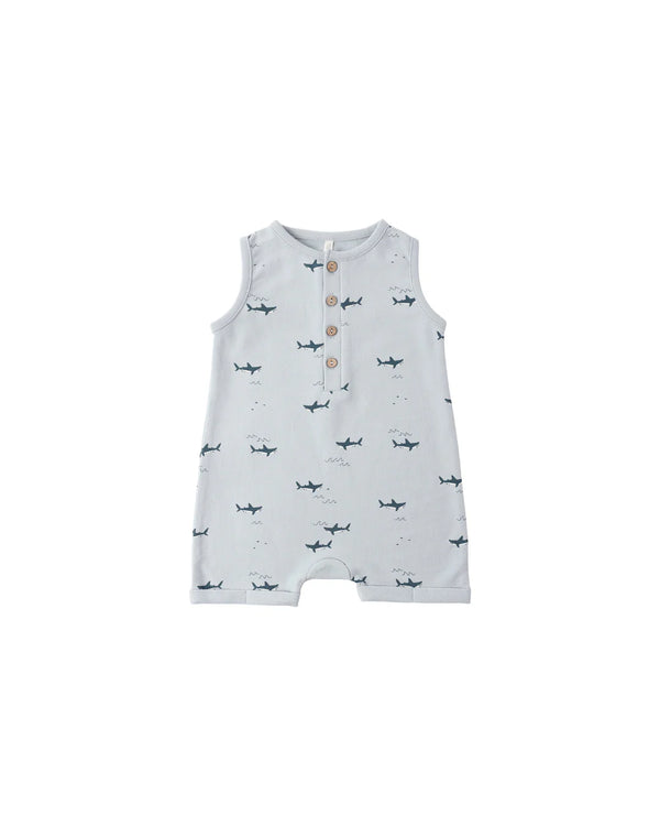 Rylee + Cru - Davis Romper - Sharks