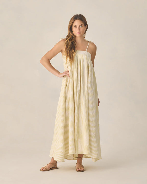 Rylee + Cru - Malea Dress - Citron Stripe