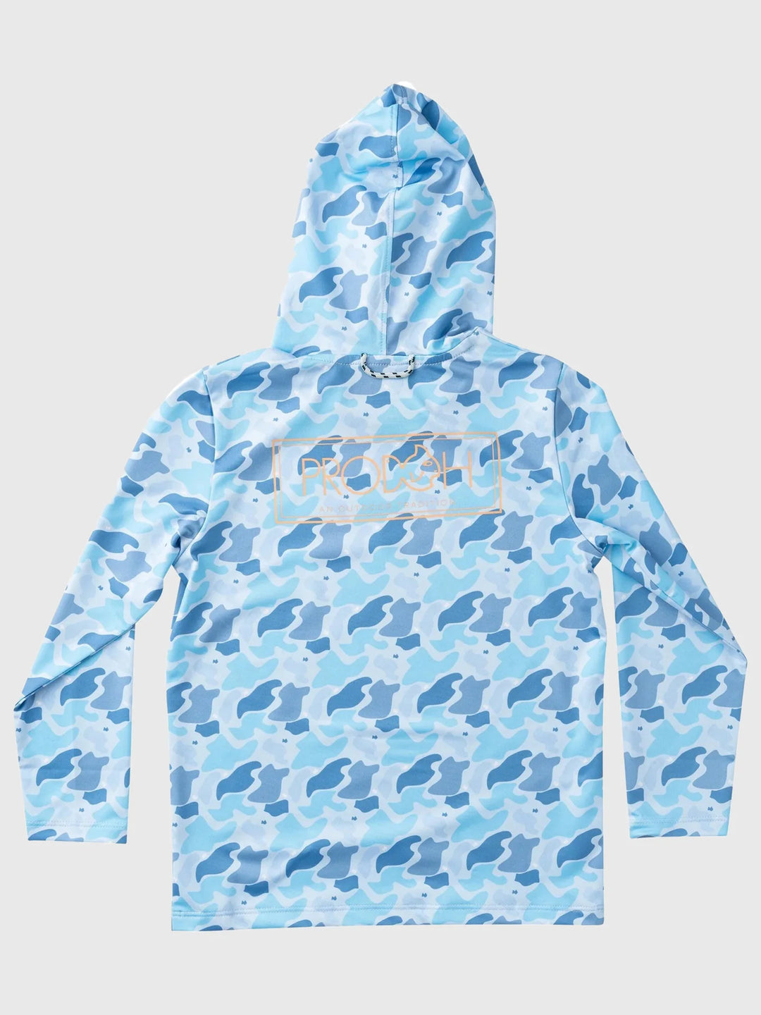 Prodoh - Boys LS Pro Performance Hoodie T-Shirt - Windsurfer Camo
