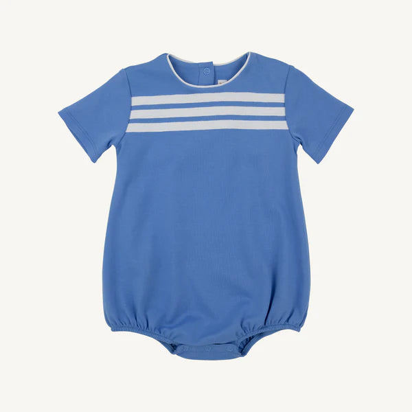 The Beaufort Bonnet Company - Sir Proper’s Romper - Woven Yarn - Sunrise Blvd. Blue